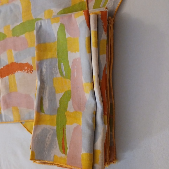 Vintage Abstract Pattern Napkins - Picture 3 of 5